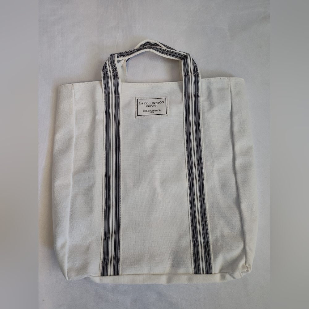 Christian Dior La Collection Privée Platinum Beauty Privé VIP Canvas Tote NIP